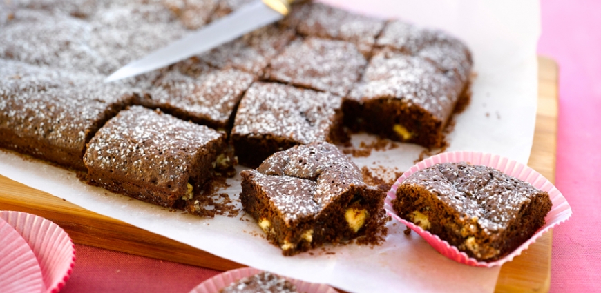 Brownies aux deux chocolats