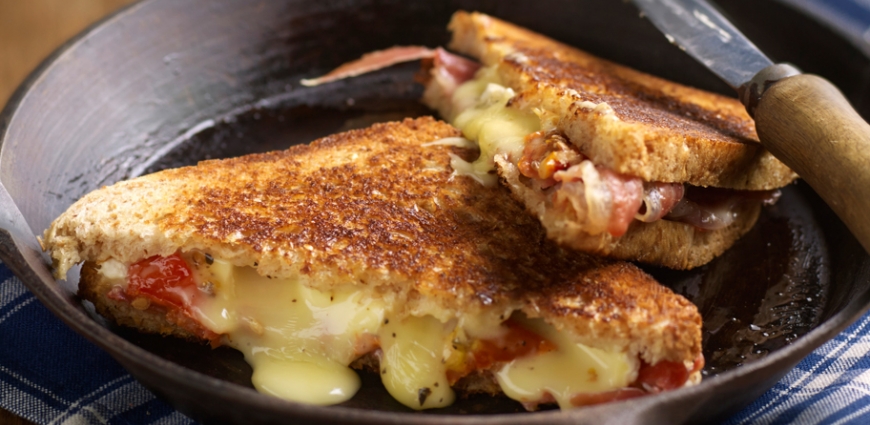 Croque monsieur au Serrano et Petit Lathuy