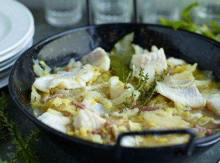 Cocotte de sébaste au chou chinois