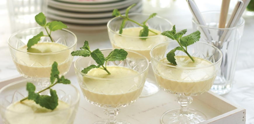 Panna Cotta à la menthe