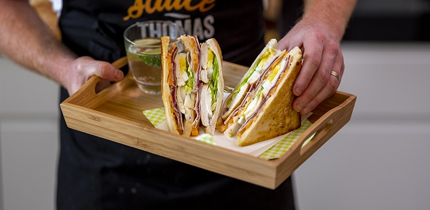 Club sandwich canard poulet