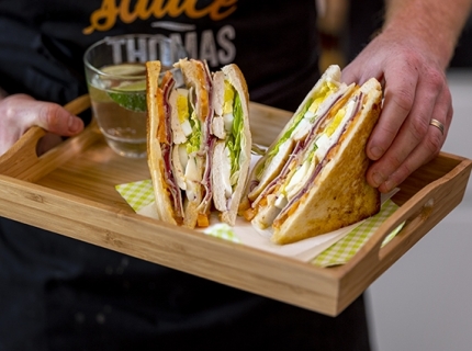 Club sandwich canard poulet