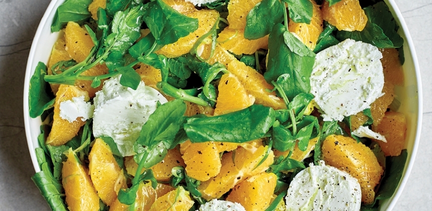 Salade oranges - cresson