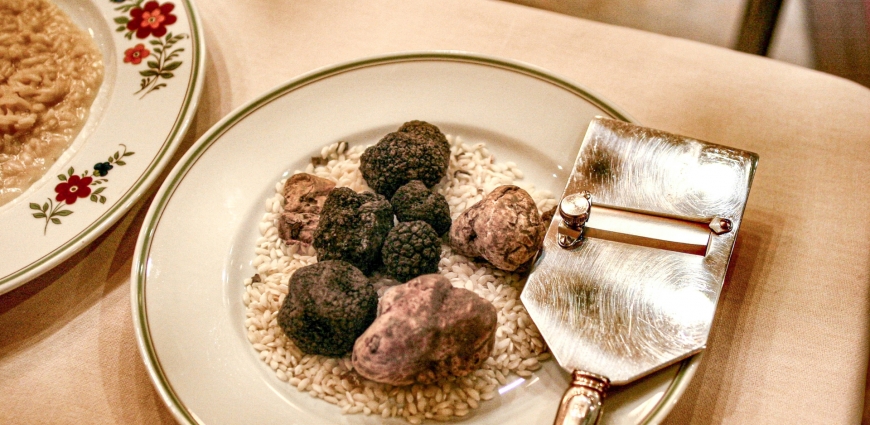 Risotto aux truffes et au parmesan
