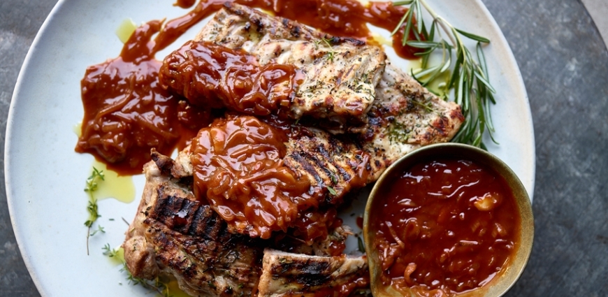 Sauce barbecue au « Jack Daniels » et spare-ribs