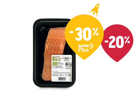 Filet de saumon écossais bio sans peau