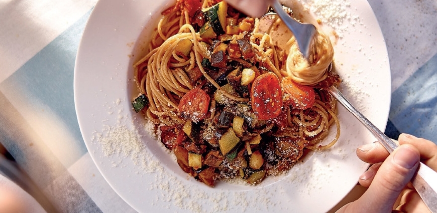  Spaghetti avec ratatouille