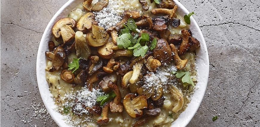 Risotto aux champignons