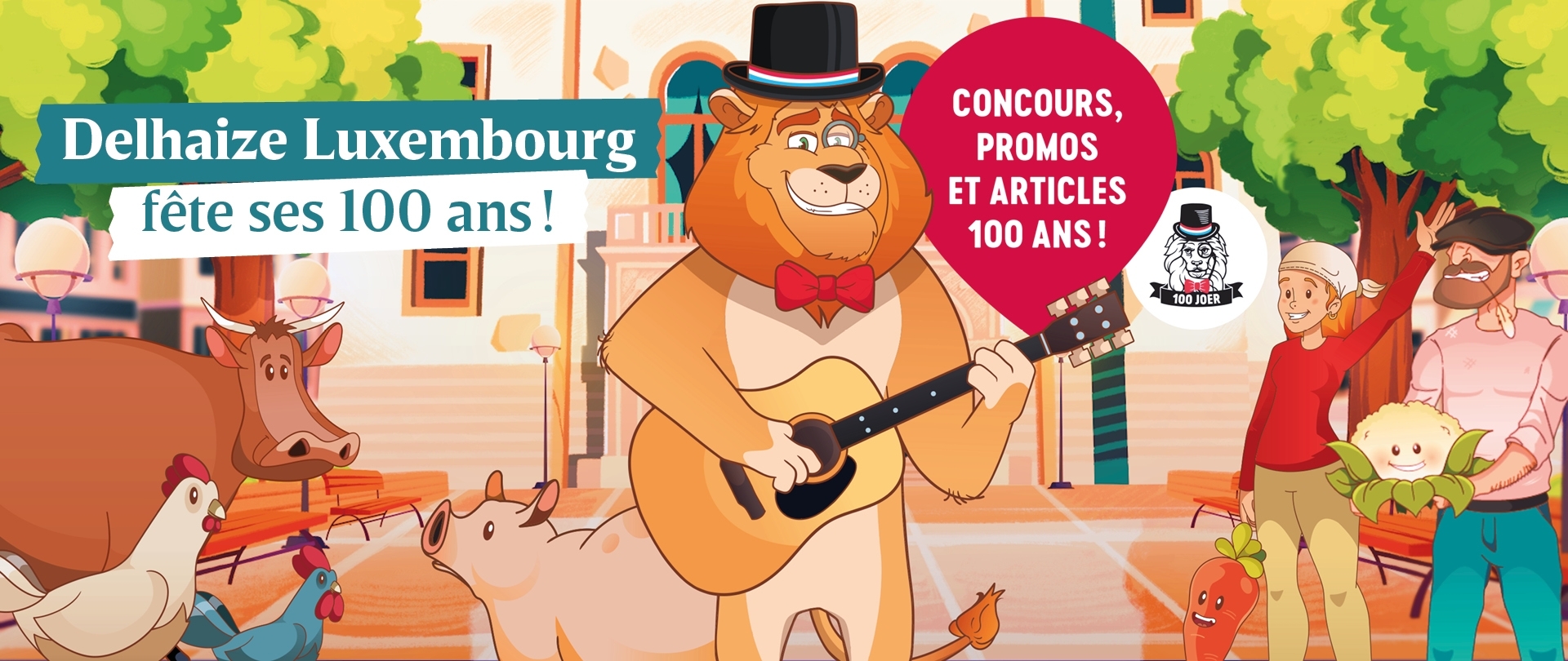 Delhaize Luxembourg fête ses 100 ans !