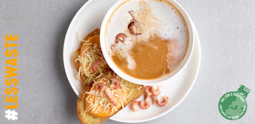 Bisque de crevettes grises “less waste”