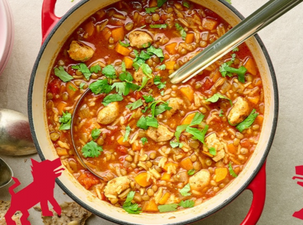  Soupe-repas aux boulettes et aux lentilles