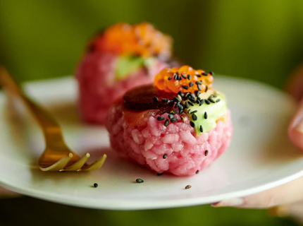  Sushi balls à la truite saumonée