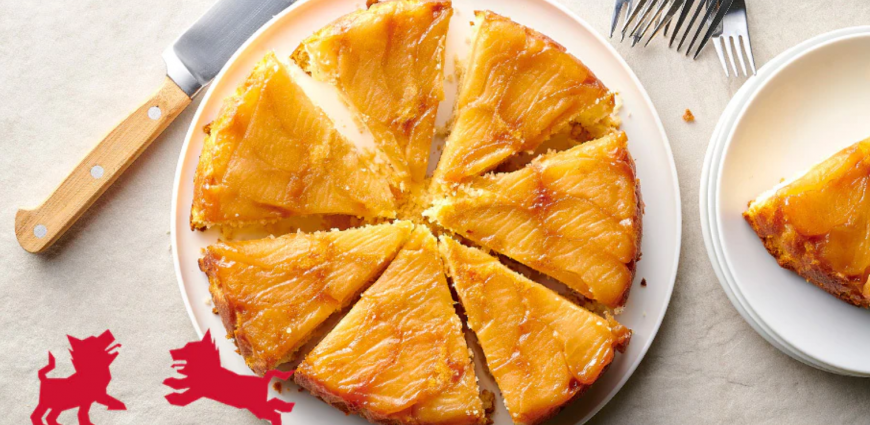 Gâteau tatin aux pommes et au yaourt