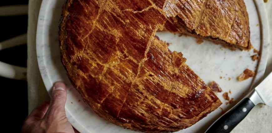 Galette des rois frangipane-framboises