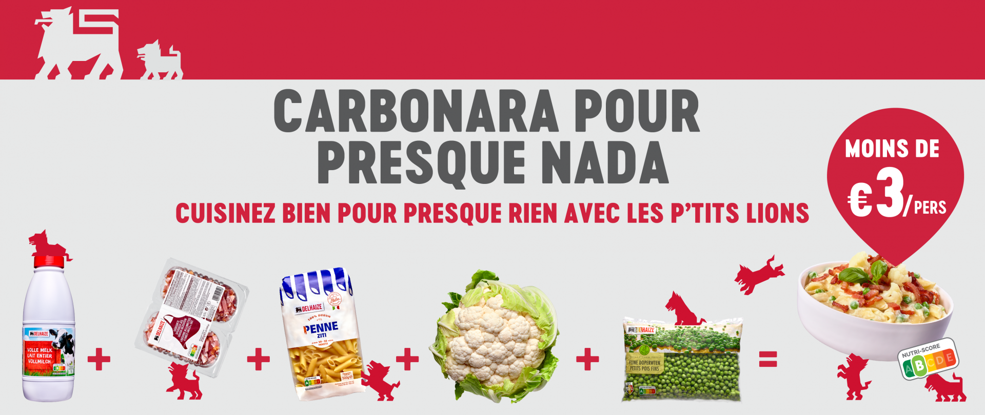 Recettes à moins de 3€ !