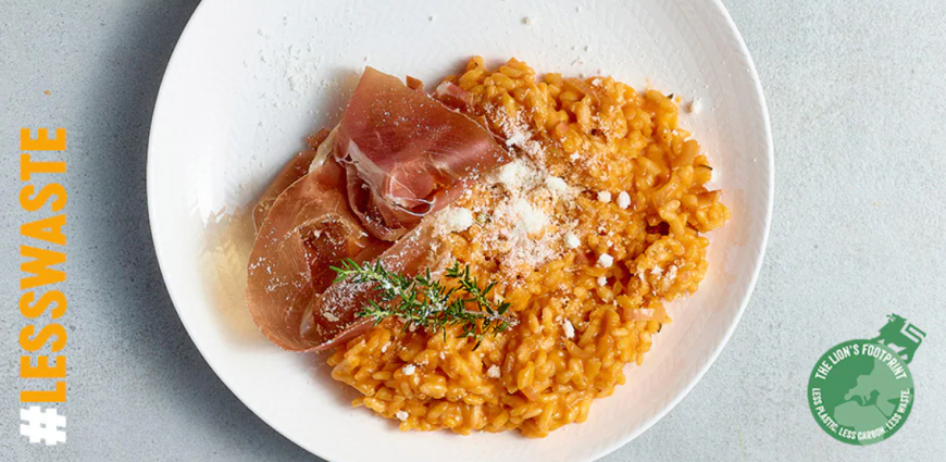 Risotto aux tomates et jambon de Parme