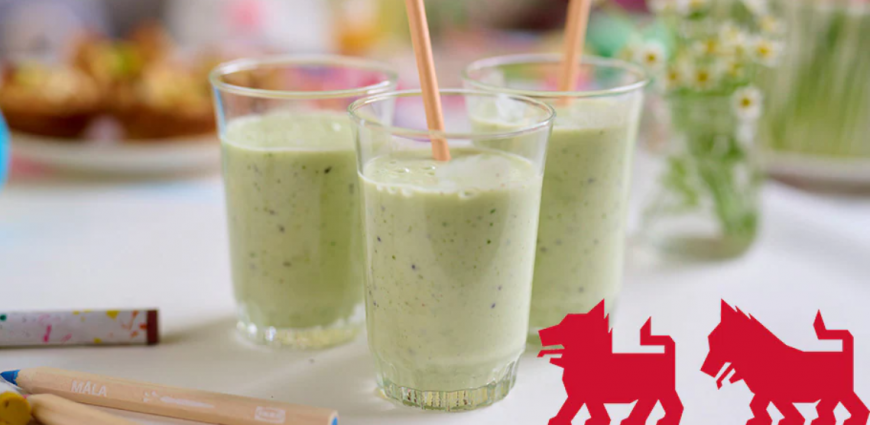 Smoothie des P’tits Lions banane-kiwi