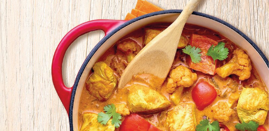 Boite repas - Curry Madras (au poulet)