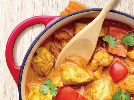 Boite repas - Curry Madras (au poulet)