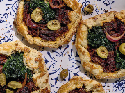 Petites tartes rustiques à l’agneau