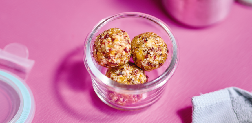  Energy balls aux abricots et aux airelles