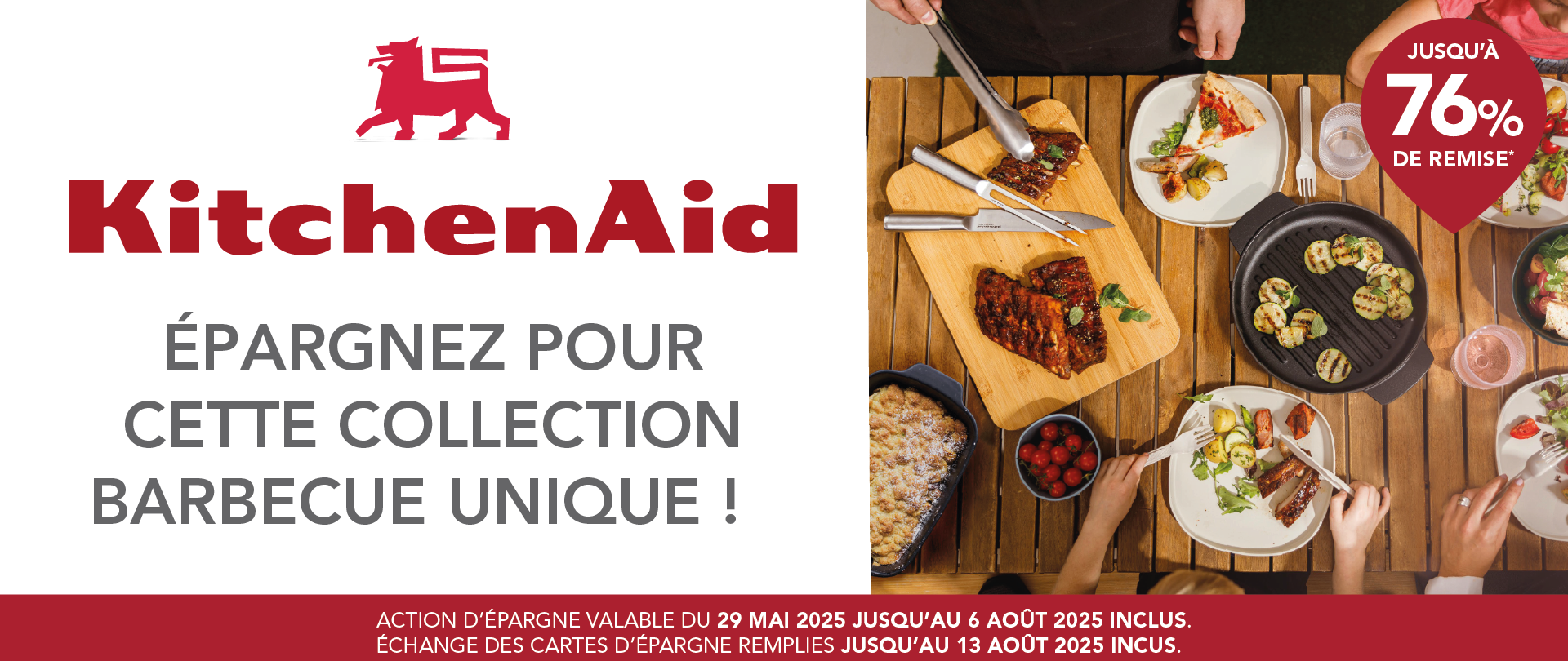 Action d'épargne KitchenAid BBQ