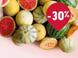 Petite pastèque, Melon Galia & Melon charentais