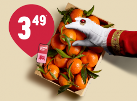 Clémentines avec feuilles