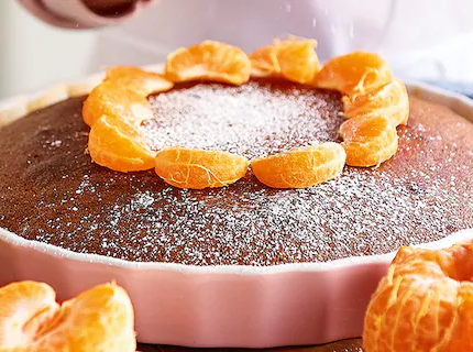 Gâteau au spéculoos et aux clémentines