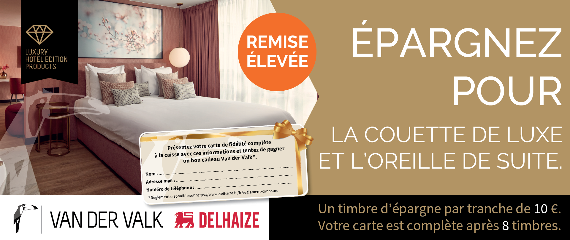 Action épargne Van der Valk