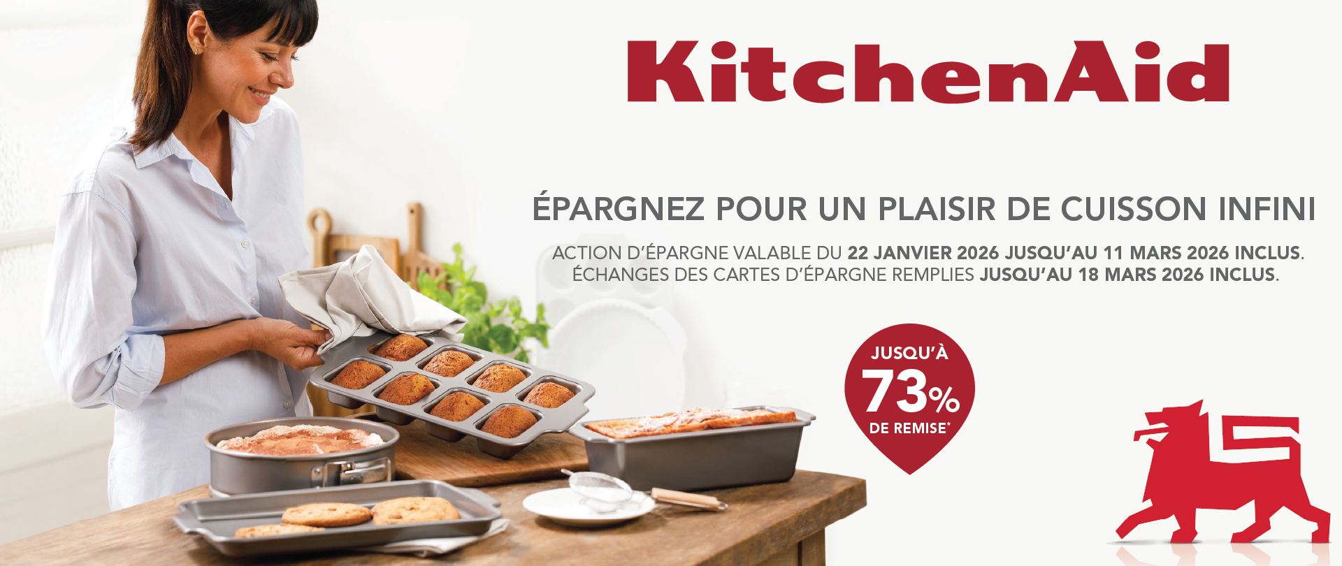 Action épargne KitchenAid Bakeware