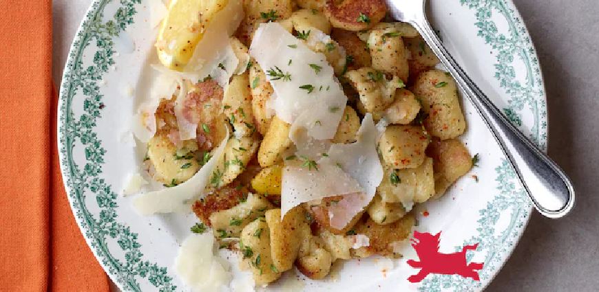 Gnocchis maison au thym et au citron