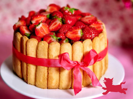 Charlotte aux fraises