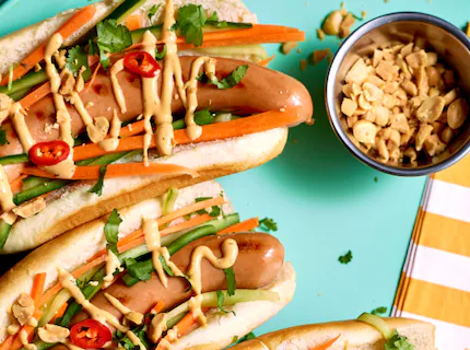 Hot-dogs façon bánh mì