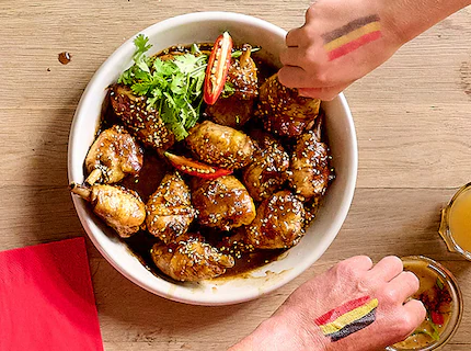 Pilons de poulet à l’asiatique