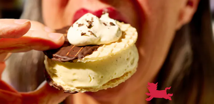 Sandwichs glacés façon dame blanche