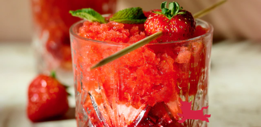 Granité mojito fraise