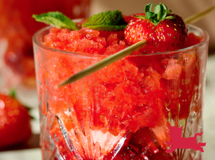 Granité mojito fraise