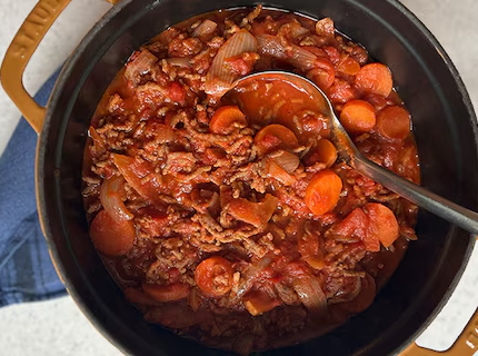 La sauce bolognaise du dimanche soir